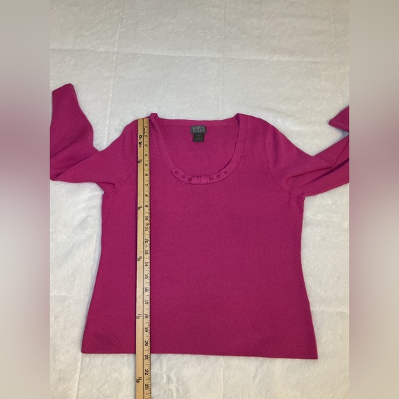 Sigrid Olsen Pink Sweater top - Picture 4 of 7